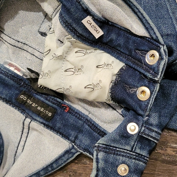 Silver Jeans Kids Nisha Denim Overall 6X - Picture 7 of 7